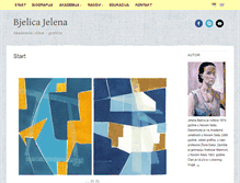 Tablet Screenshot of bjelicajelena.com
